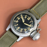 Circa 1942 Elgin UDT Diver Canteen WWII Watch Military U.S.N. Wristwatch