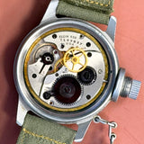 Circa 1942 Elgin UDT Diver Canteen WWII Watch Military U.S.N. Wristwatch