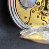 1913 ZENITH Pocket Watch Grand Prix Paris 1900 16 Rubis Openface .800 Silver Case