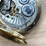 1922 HAMILTON Dress Pocket Watch Openface 12s Grade 910 17 Jewels Adjusted Engraved Case