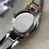 Ladies MOVADO Amorosa Watch Two-Tone Bangle Bracelet Wristwatch Ref. 81 E4 1842 - Double Box & Papers!