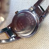 Ladies MOVADO Amorosa Watch Two-Tone Bangle Bracelet Wristwatch Ref. 81 E4 1842
