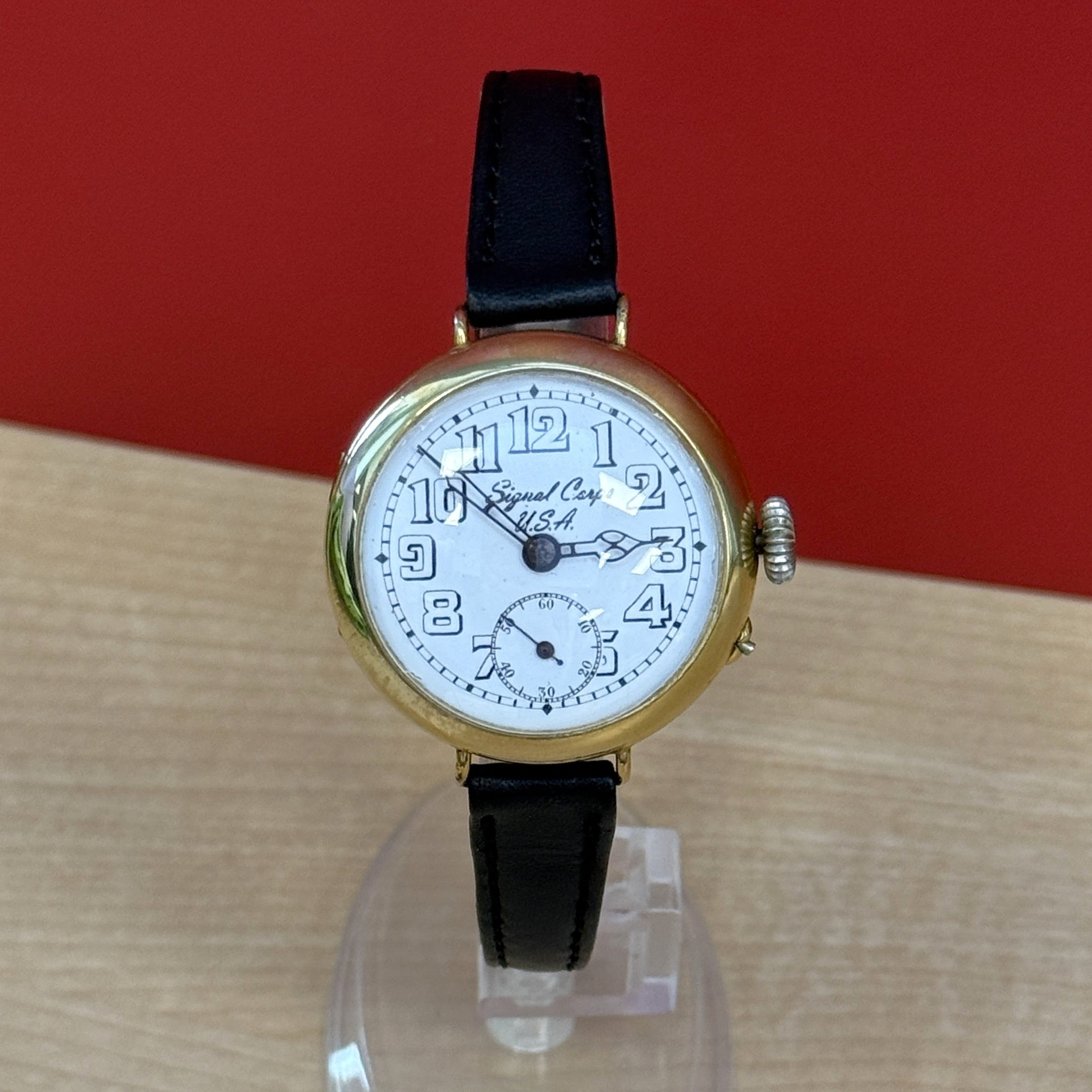 RARE Vintage Signal Corps. U.S.A. Trench Watch 33mm WWI Era Military W ...
