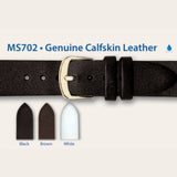 MS702 - Genuine Calfskin Leather - Hadley Roma Watch Strap