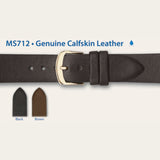 MS712 - Genuine Calfskin Leather - Hadley Roma Watch Strap