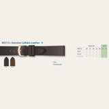 MS712 - Genuine Calfskin Leather - Hadley Roma Watch Strap