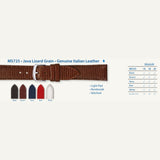 MS725 - Java Lizard Grain Genuine Italian Leather - Hadley Roma Watch Strap