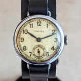 1935 LONGINES Military Wristwatch Cal. 10.68Z Wire Lug Trench Watch
