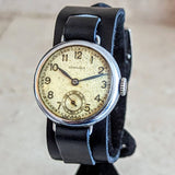 1935 LONGINES Military Wristwatch Cal. 10.68Z Wire Lug Trench Watch
