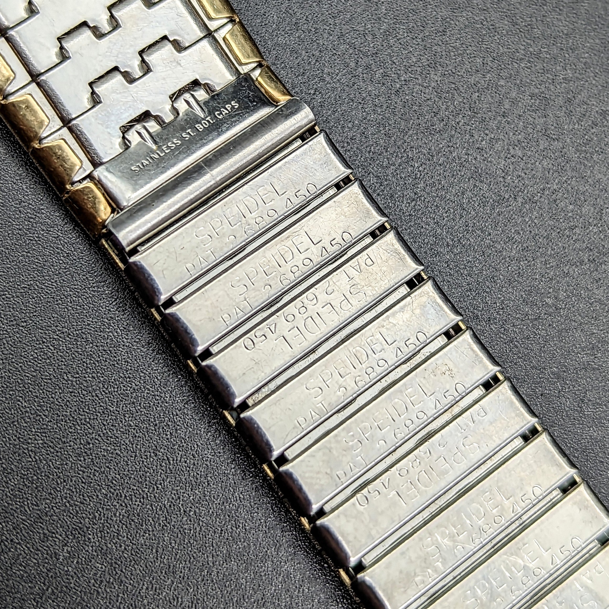 Shop 1950s SPEIDEL Flex Watchband 10K Gold Expansion Bracelet