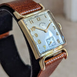 1950 LORD ELGIN Wristwatch 23 Jewels Grade 626 6 ADJ’s U.S.A. Made Vintage Watch