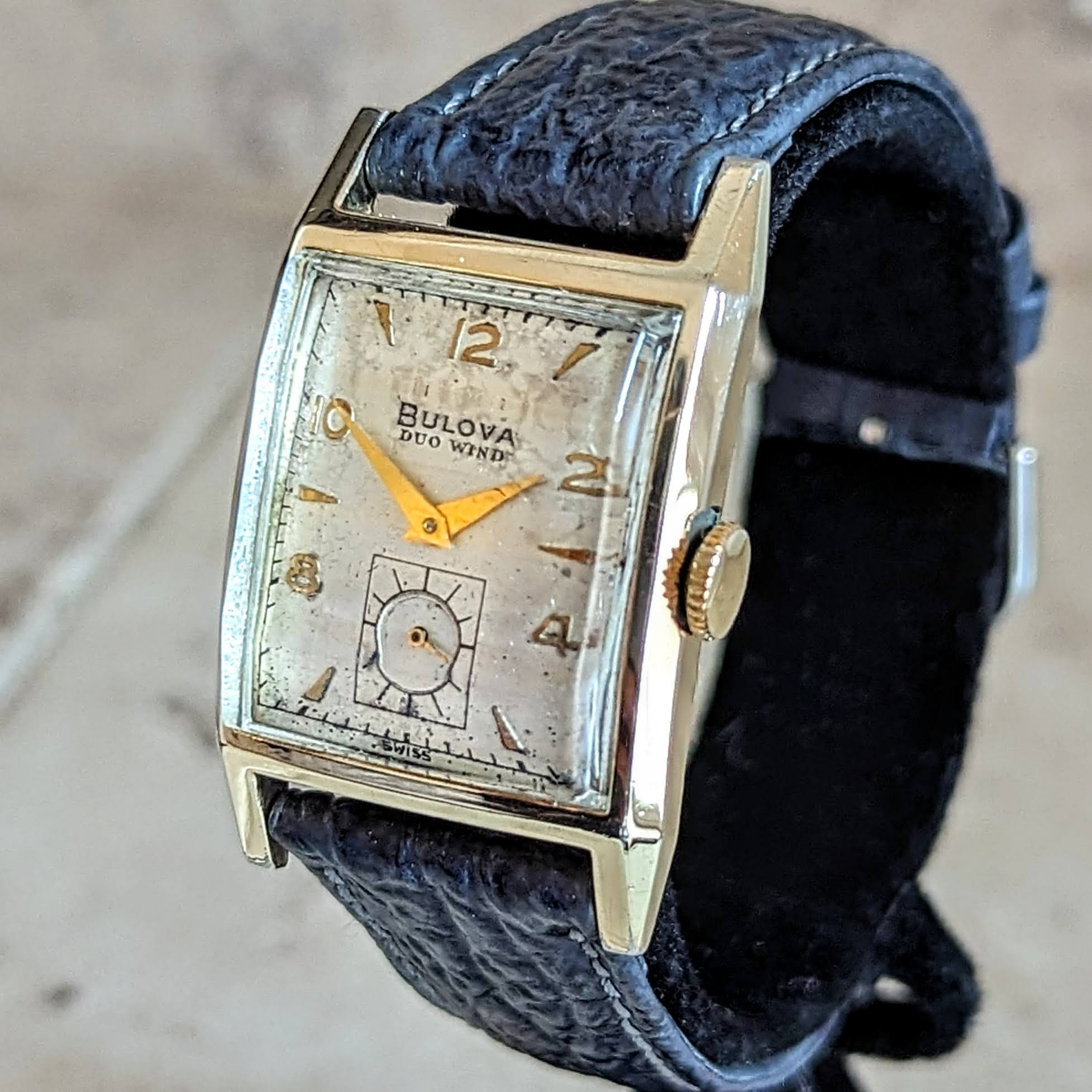1950 Bulova Watch Bulova 17 Jewels BULOVA 1950 DUO WIND Automatic
