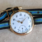 MAYO BROS Wristwatch 15 Jewels 3 ADJ. Swiss Made 14K G.F. Vintage Watch