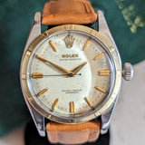 1960 ROLEX Ref 6581 Oyster Perpetual Officially Certified Chronometer Wristwatch