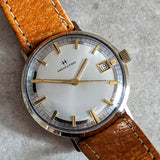 1966 HAMILTON Dateline S-675 Calendar Watch Cal. 62 (ETA 2406) Swiss Vintage Wristwatch