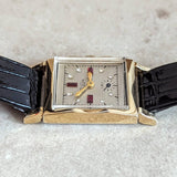 1946 Custom BULOVA Watch 17 Jewels Cal. 8AH Fancy Dial Swiss Made Wristwatch