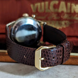 VULCAIN Cricket Alarm Wristwatch 17 Jewels Cal. 120 Swiss Made Vintage Watch - Box & Papers!