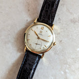 1944 OMEGA Bumper Automatic Wristwatch 18K Solid Gold Cal. 30-10RA Vintage Watch
