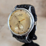 1943 TISSOT Antimagnetique Wristwatch Jumbo Case 35mm Swiss Watch
