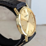 TOURNEAU Wristwatch 18K GOLD Swiss Made Cal. ETA 255.411 6J Quartz Watch 33mm