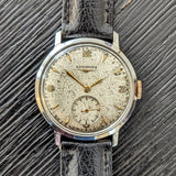 1951 LONGINES Wristwatch 17 Jewels Cal. 27M 34mm Vintage Watch All SS