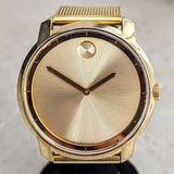 MOVADO BOLD Watch Gold Tone Case 44mm Wristwatch Ref. MB.01.1.34.6202