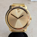 MOVADO BOLD Watch Gold Tone Case 44mm Wristwatch Ref. MB.01.1.34.6202