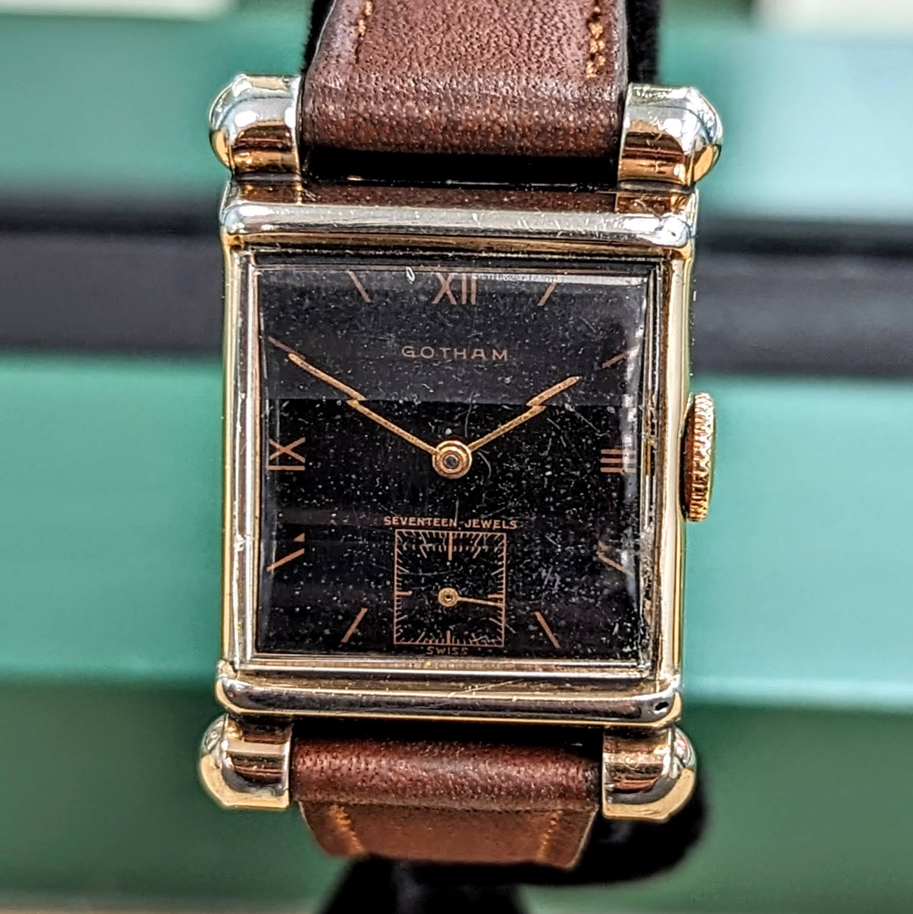 Shop Vintage Gotham Wristwatch – 17 Jewels, Fancy Lugs – SECOND