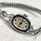 Vintage Ladies ELGIN Watch - Textured Dial & Fancy Lugs, Original Speidel Bracelet