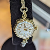 1964 OMEGA Ladies Cocktail Wristwatch 14K Yellow GOLD Cal. 484 Vintage Watch Octagonal Case and Fancy Lugs