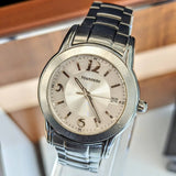 TOURNEAU Swiss Quartz Watch Date Indicator 37mm Wristwatch - All Stainless Steel