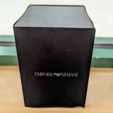 EMPORIO ARMANI Classic Edition Vintage Style Watch Tank Case AR0424 - Double Box & Papers