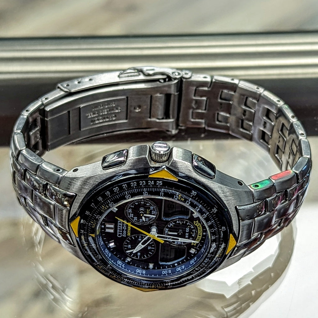 Blue Angels CITIZEN Eco-Drive SKYHAWK Chronograph Watch C650-T000959 ...