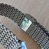 RARE 1960's GRUEN Precision 17 Jewels Cal. N510R Swiss Wristwatch - ALL S.S. & Tradition Mesh Bracelet