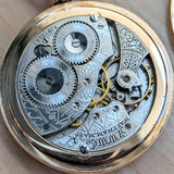 1907 WALTHAM Pocket Watch 12s Openface 7 Jewels Grade 210 14K Yellow GF