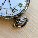 1928 HAMILTON Pocket Watch 17 Jewels Grade 912 U.S.A. Made 12s Engraved Case