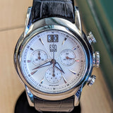 ESQ Swiss Chronograph Watch Date Indicator Ref. E5290 Quartz Wristwatch by Movado