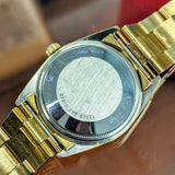 1985 ROLEX Oyster Perpetual Date 34mm Wristwatch Ref. 15505 Cal. 3035 27 Jewels Roman Numerals Dial Vintage Watch