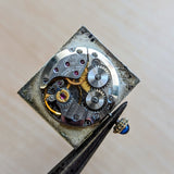 Must de Cartier Tank Watch 925 Gold Plated Case 23x30mm Roman Numerals Dial Manual-Wind Wristwatch