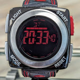 Mercedes-Benz Motorsport LCD Digital Watch Racing Chronograph Wristwatch