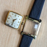 LORD ELGIN Brockton 23 Jewels Selfwinding Watch Tank Case Vintage Automatic Wristwatch