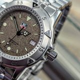 TAG HEUER Professional 1500 Diver's Watch Granite Dial Ref. WD1211-K-20 S.S. Bracelet