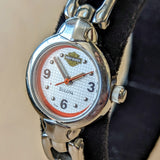 2002 Ladies HARLEY DAVIDSON Watch by Bulova 20mm - ALL S.S. Wristwatch 76L03