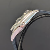 1969 Rolex Oysterdate Precision Watch 6694 Blue Dial 34mm Stainless Steel