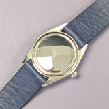 1969 Rolex Oysterdate Precision Watch 6694 Blue Dial 34mm Stainless Steel