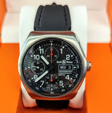 Bell & Ross Space 3 Professional Chronograph Watch 300.A-T Day/Date Automatic Wristwatch 42mm Titanium Case