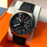 Bell & Ross Space 3 Professional Chronograph Watch 300.A-T Day/Date Automatic Wristwatch 42mm Titanium Case