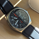 Bell & Ross Space 3 Professional Chronograph Watch 300.A-T Day/Date Automatic Wristwatch 42mm Titanium Case