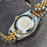 1996 Rolex Lady-Datejust Watch 69173 26mm Ivory Pyramide Roman Dial - Full Set