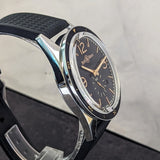 Bell & Ross Golden Heritage Automatic Watch BR123-95-SP 43mm Black Dial Wristwatch